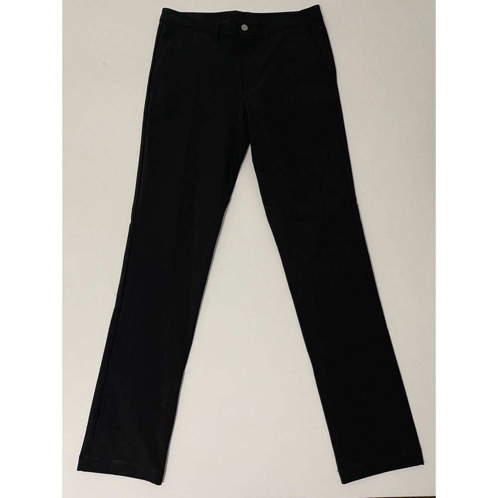 CRZ Yoga Pants Men 34x34 Black Performance Stretch Chino‎ Golf Commuter